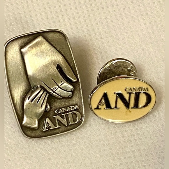 Assorted Metal Lapel Pins Set. Vintage. Collectible. 2 pin is sterling silver - Picture 4 of 7